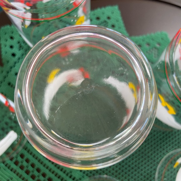 Indiana Glass Co Vintage 80s Set of 8 Christmas Goose 16 oz Decorated Glasses - Picture 16 of 16